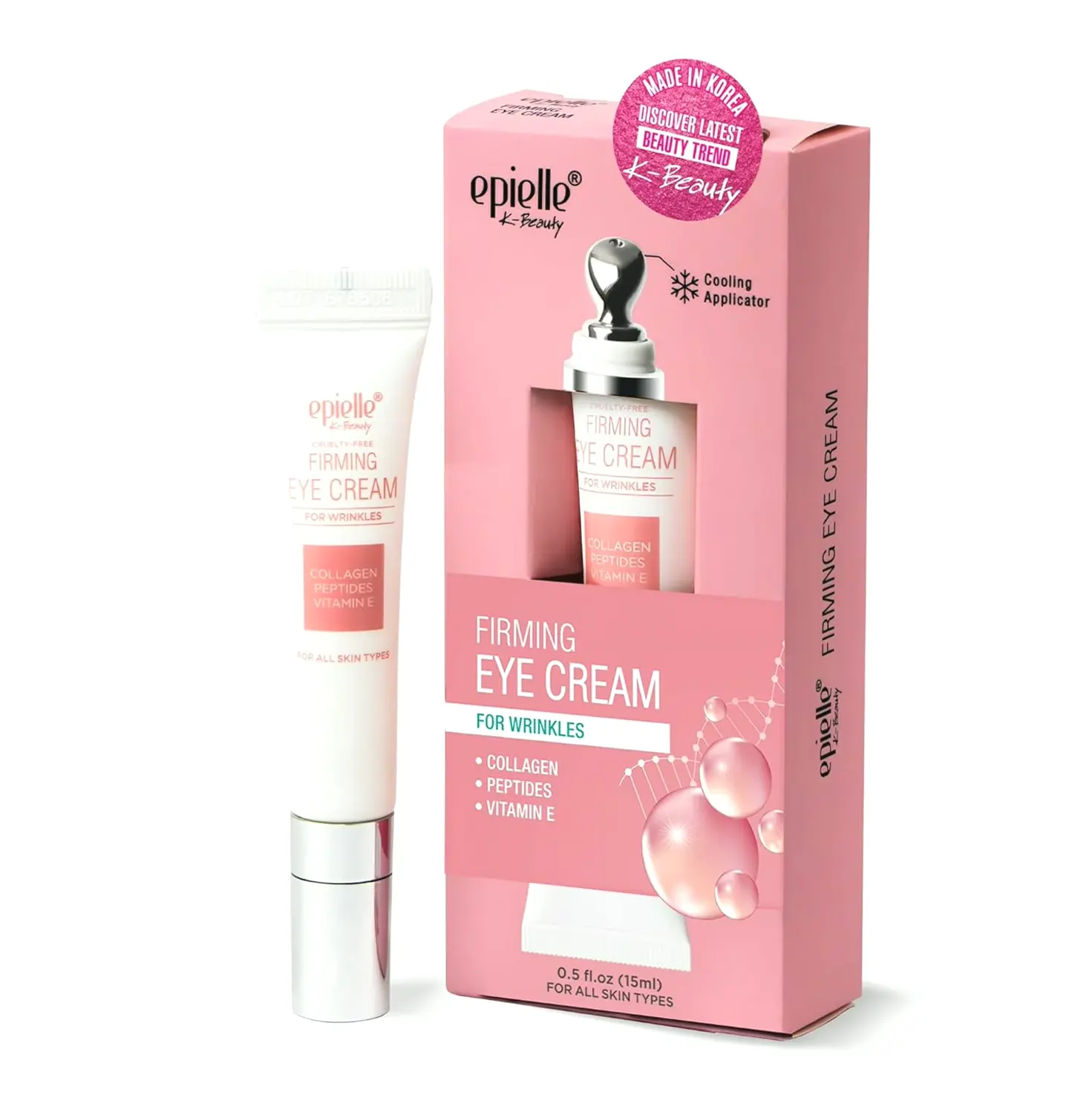 Epielle Firming Eye Cream Treatment with Cooling Tip