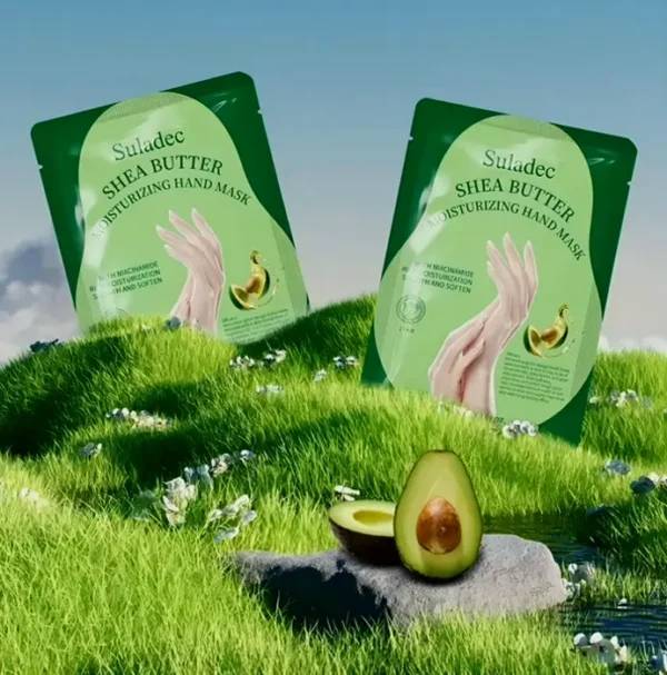 Moisturizing Hand Mask including Shea Butter and Goat Milk