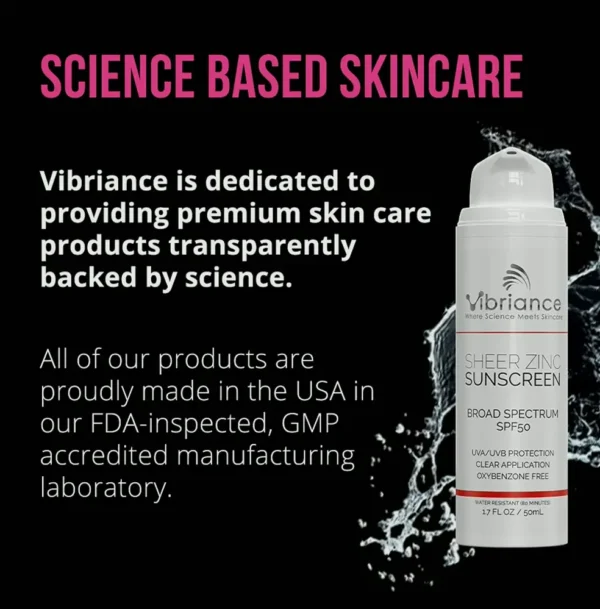Vibrant Sheer Mineral Face Sunscreen Sun Protection Factor 50, Clear Formula, 1.7 fl oz