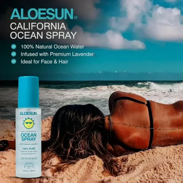 Ocean Mist: Sea Salt Face Mist with Lavender (Travel Size, 3.4 Fl Oz)