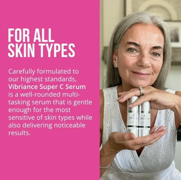 Vivacious Super C Serum for Mature Skin, Hydrates, Tightens