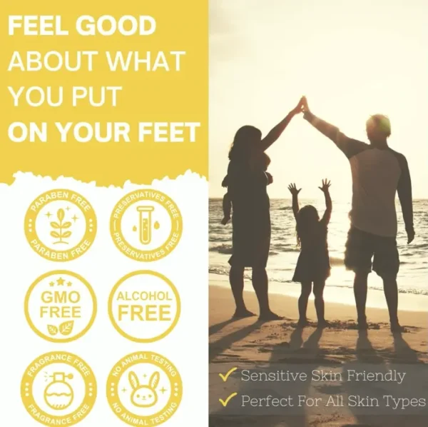 Organic Heel Cream for Healthy Foot Care