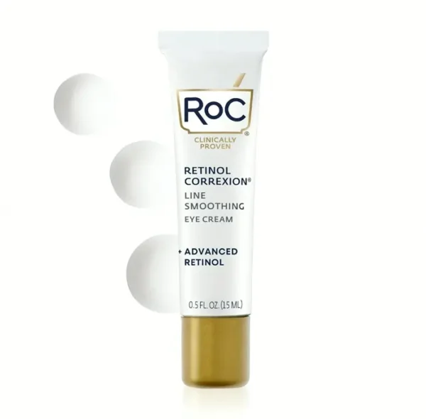 RoC Retinol Under-Eye Treatment for Dark Circles and Swelling, 0.5 oz