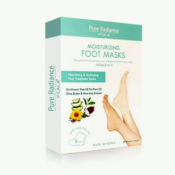 Pure Glow by Cala Moisturizing Foot Masks Three Sets