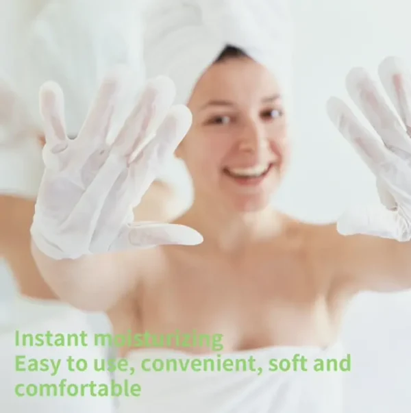 Moisturizing Hand Mask including Shea Butter and Goat Milk