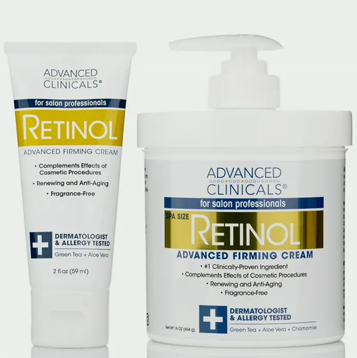 Expert Clinicals Vitamin A Skin Moisturizer, Face & Skin Lotion, 16 Oz + 2 Oz Travel