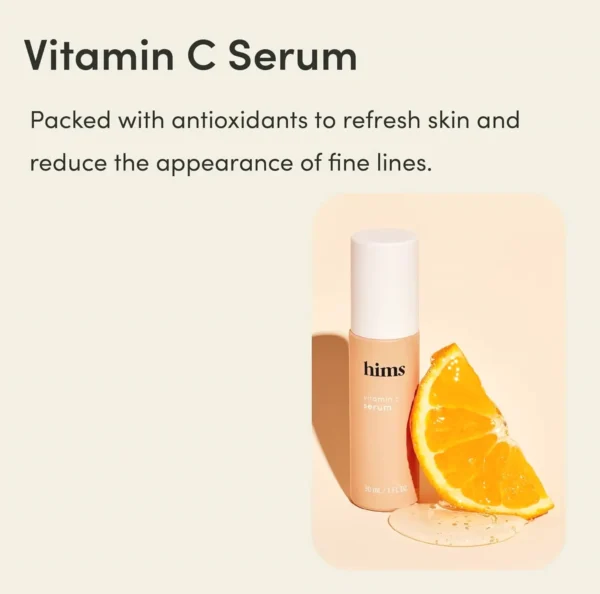 Men's Vitamin C Serum for Men - Brighten Skin Tone, Balance Skin - 1 Fl Oz