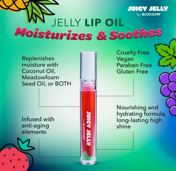 Juicy Hydrating Lip Care Utilizing Wand Applicator