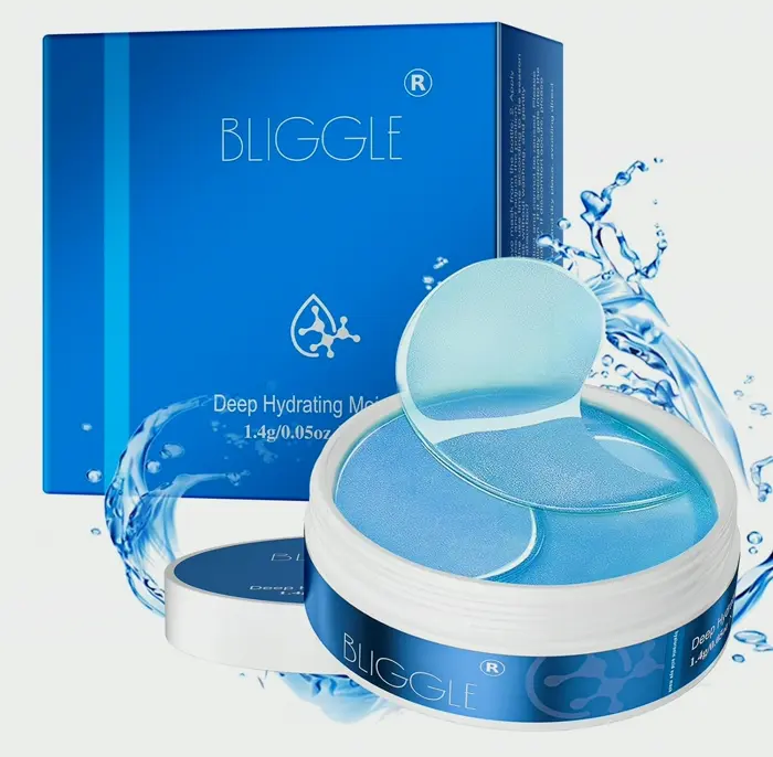 Eye Mask Patches (Pieces) - Brightening  Eye Treatment with Hyaluronic Acid, Cooling Care for Puffy Eyes & Dark Circles, Reduce Under Eye Bags and Smooth Wrinkles