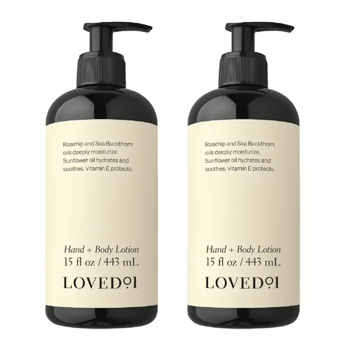 Body & Body Lotion with Shea Butter & Sunflower Oils, 2-Pack
