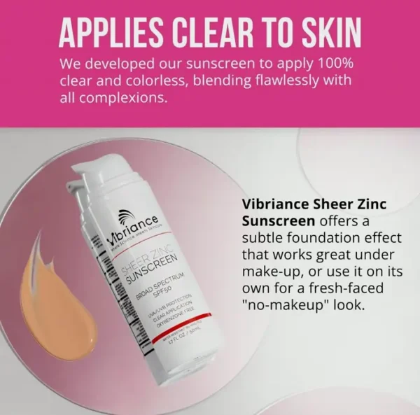 Vibrant Sheer Mineral Face Sunscreen Sun Protection Factor 50, Clear Formula, 1.7 fl oz