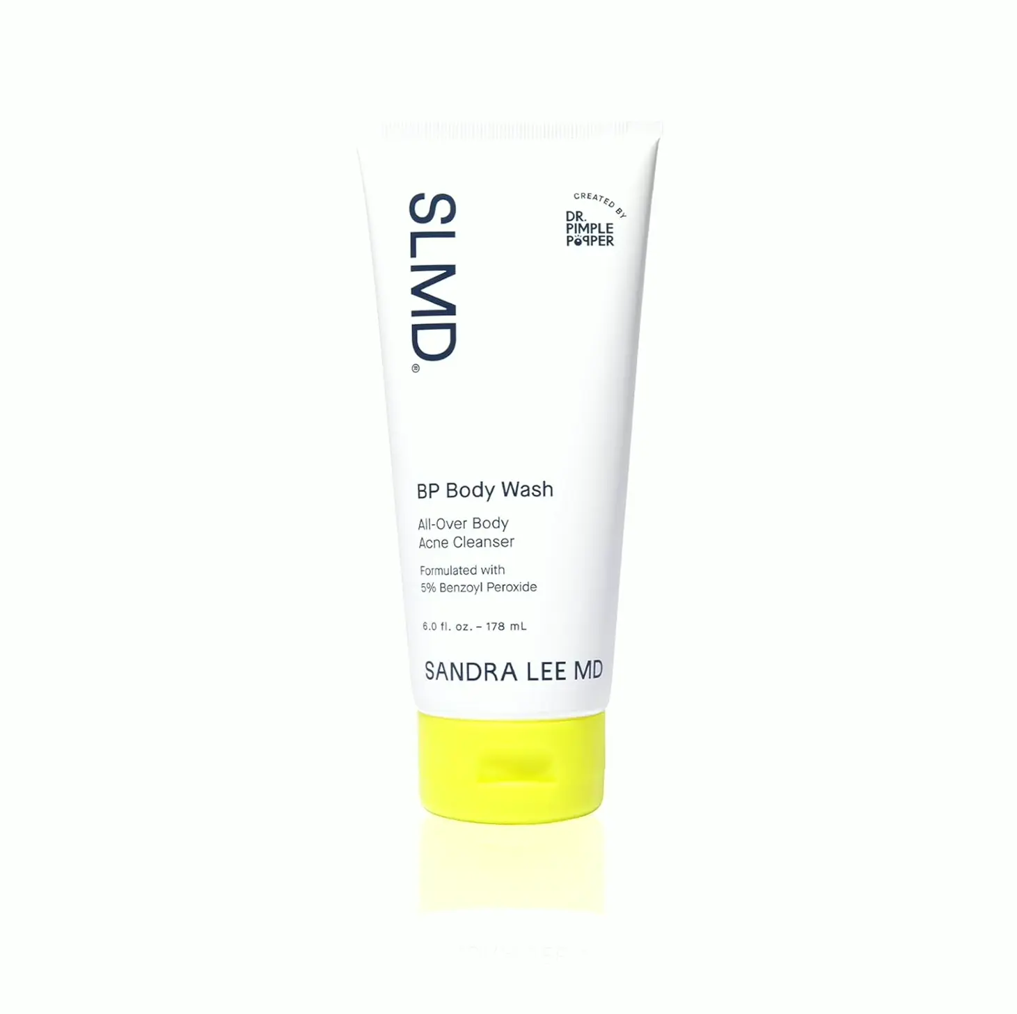SLMD BP Cleansing Gel - Clears Acne, 6 Ounce Tube