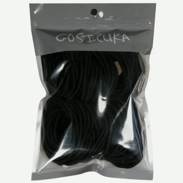 120 Dark Hair Holders For Curly Hair (4mm)