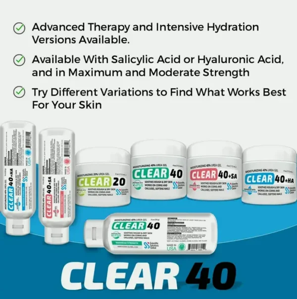 40 Percent Urea-infused Gel with Hyaluronic Acid & T-Tree Oil