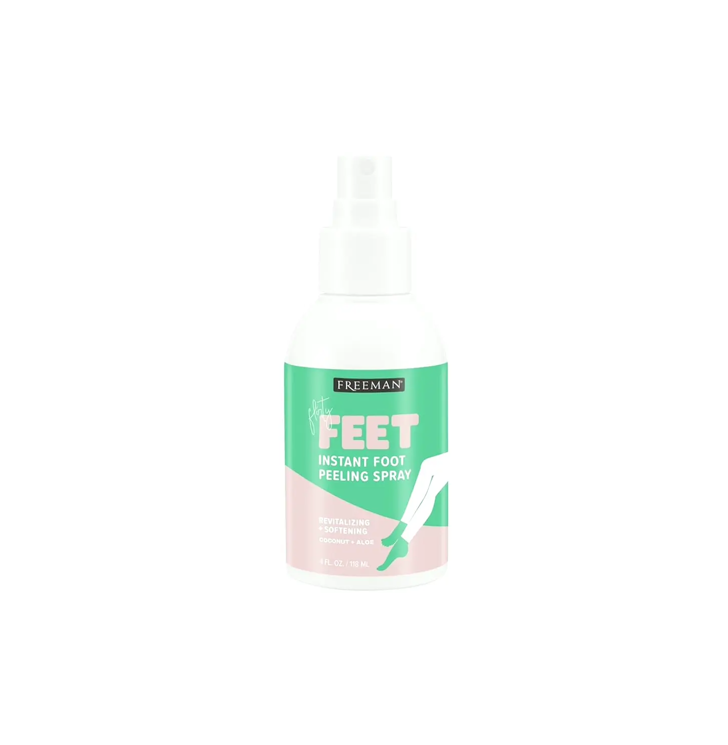 Freeman Feet Peeling Spray, Hydrating, 4 fl.oz./ 118 ml