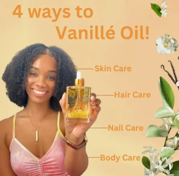 SAFA Vanillé Serum - Natural Extract for Skin, Hair, Nails