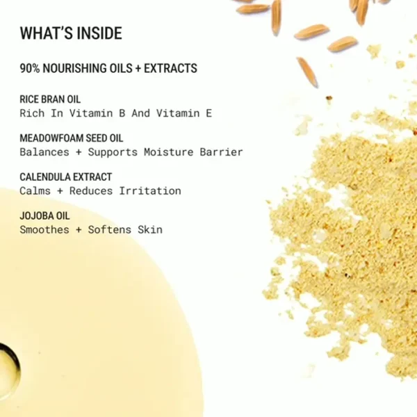 Bath Body Wash with Rice Bran, Meadowfoam, & Calendula - 9.13 oz