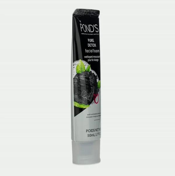 Pond’s Detox Facial Cleanser featuring Charcoal, 4-Pack (1.7 Oz)