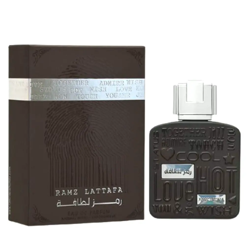 Lattafa Silver Eau De Parfum Spray for Men, 100 ml Ounce