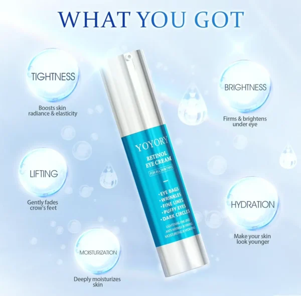 Vitamin A Under-Eye Treatment - Anti-Aging Eye Cream for Circles and Puffiness (20ml)