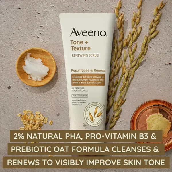 Aveeno Fragrance-Free Body Scrub for Smooth Skin