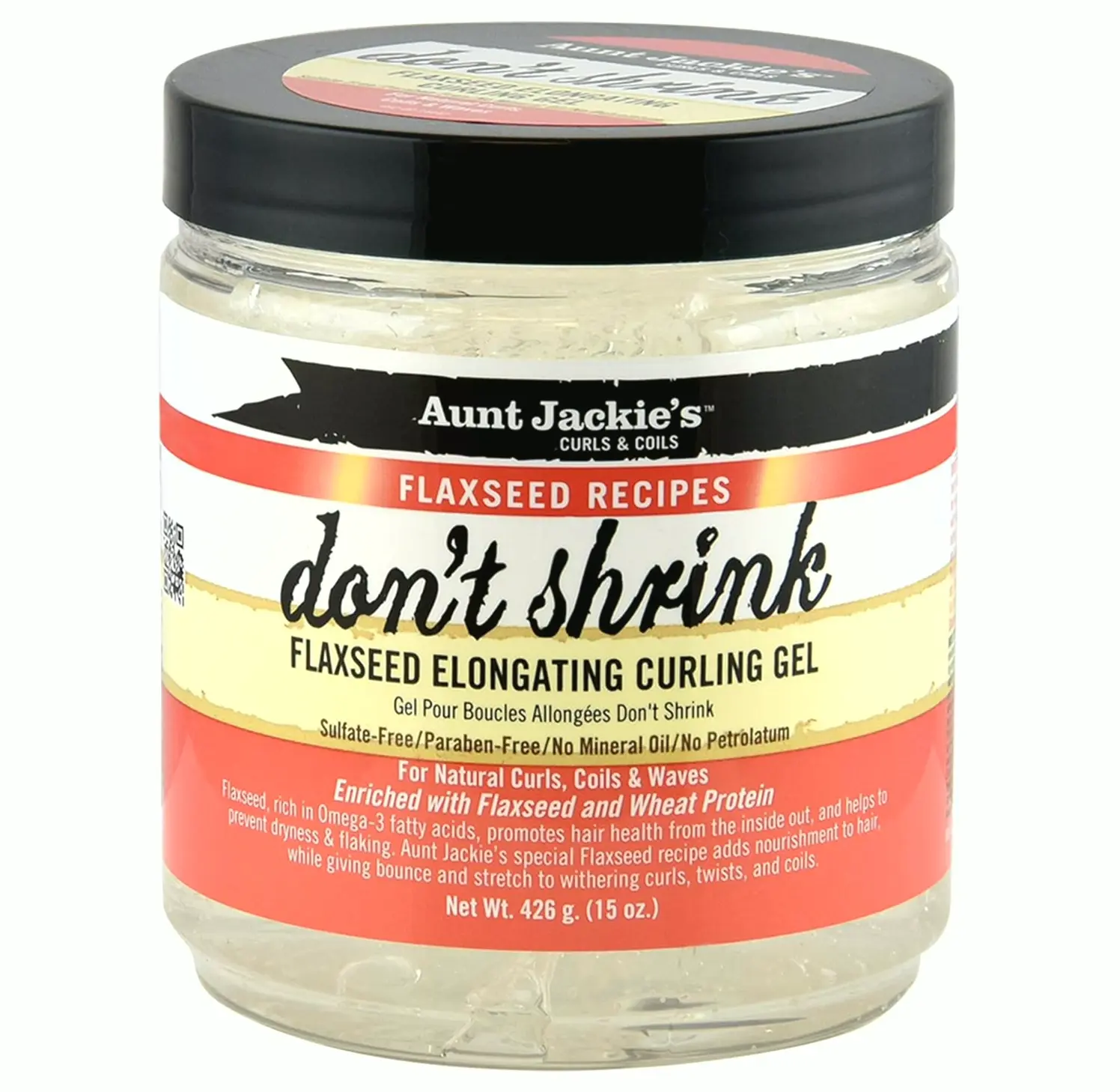 Jackie's Curling Gel - Elongating Hydrating 15 oz