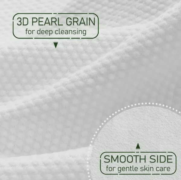 Single-use Biodegradable Facial Towels - Super Thick and Gentle (60 Count)