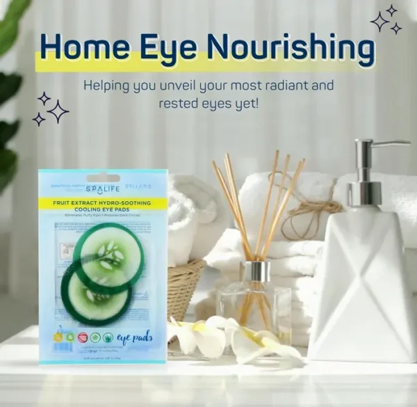 PamperedLife Soothing Eye Pads - For Dark Circles, Swollen Eyes and Wrinkles - 48 Pieces with Cucumber Extract