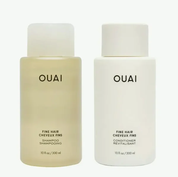 OUAI Shampoo & Conditioner Sulfate-Free Set for Fine Hair (10 Fl Oz)