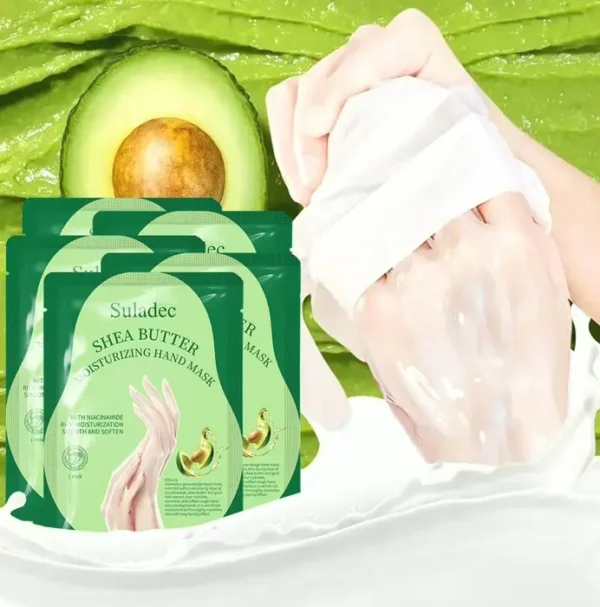 Moisturizing Hand Mask including Shea Butter and Goat Milk