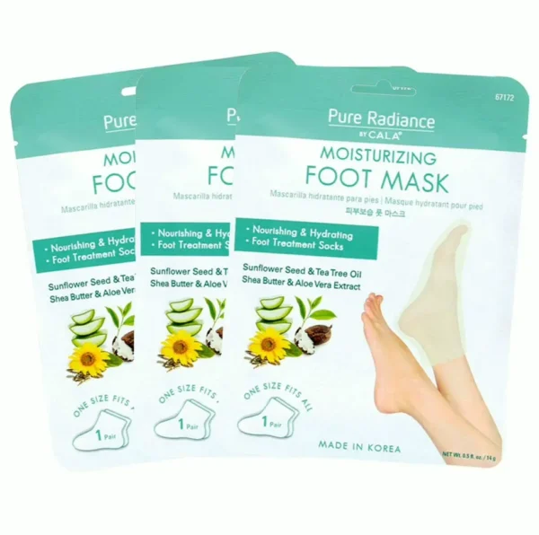 Pure Glow by Cala Moisturizing Foot Masks Three Sets