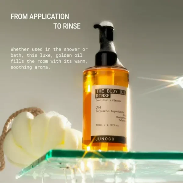 Bath Body Wash with Rice Bran, Meadowfoam, & Calendula - 9.13 oz