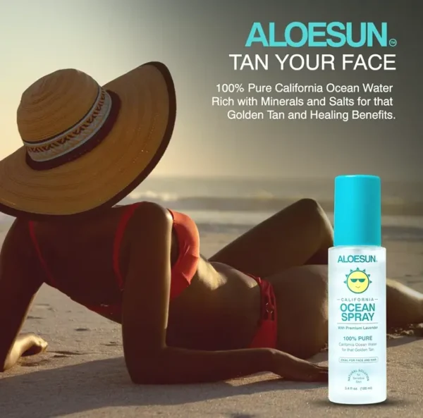 Ocean Mist: Sea Salt Face Mist with Lavender (Travel Size, 3.4 Fl Oz)