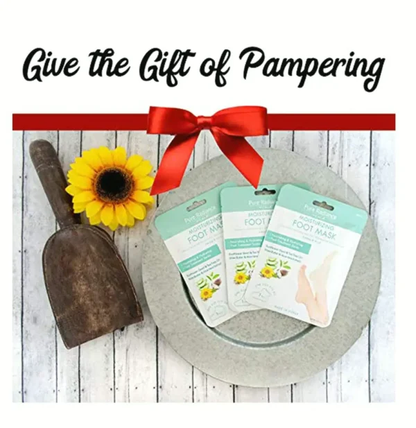 Pure Glow by Cala Moisturizing Foot Masks Three Sets