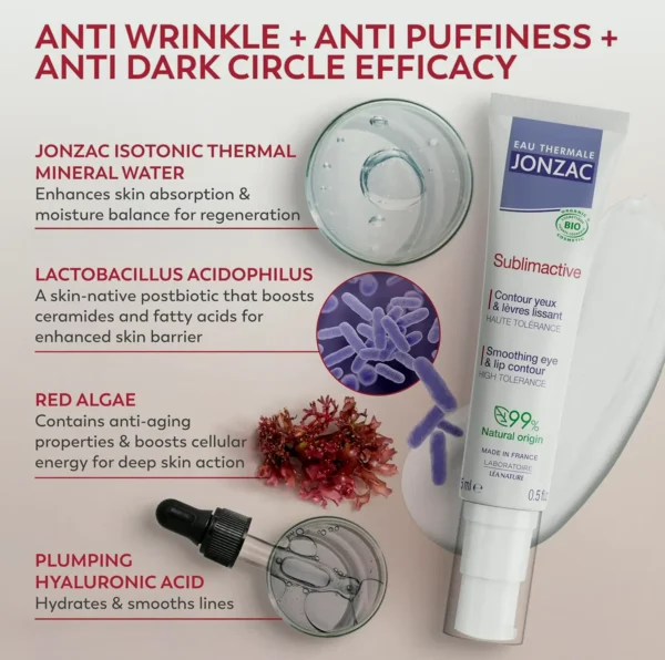 Organic Age-Defying Eye & Lip Contour Cream - Minimizes Fine Lines