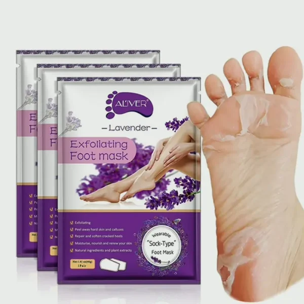 Feet Peel Mask - Pack of 3, Soft Feet for Men & Women