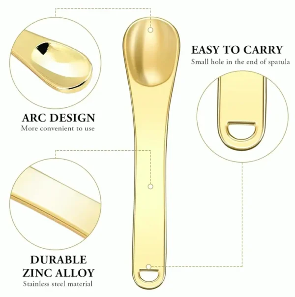 Small Aluminum Makeup Spatula for Skin Care