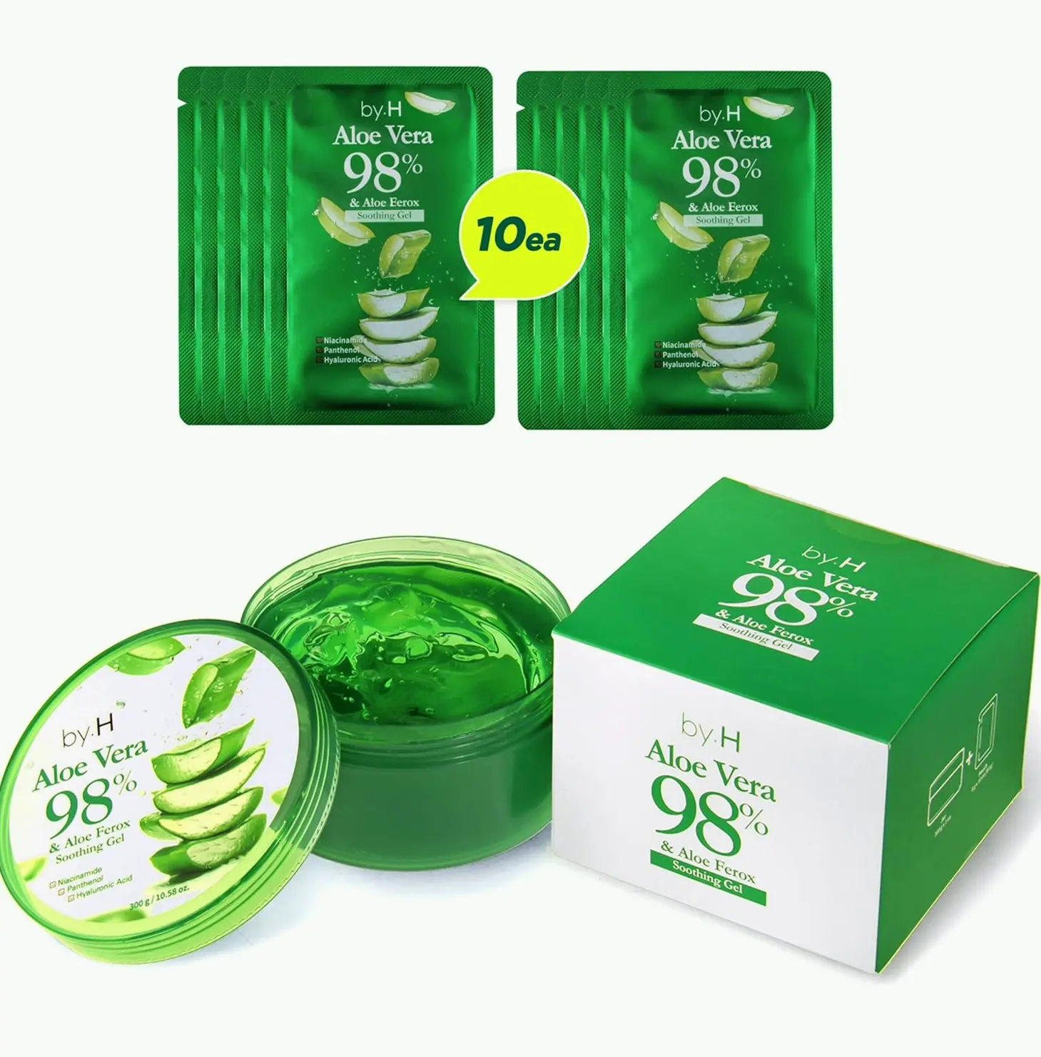 Organic Aloe Vera Gel for Body & Hair