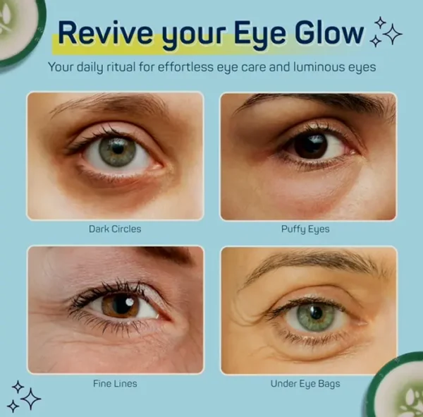 PamperedLife Soothing Eye Pads - For Dark Circles, Swollen Eyes and Wrinkles - 48 Pieces with Cucumber Extract