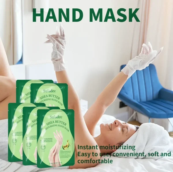 Moisturizing Hand Mask including Shea Butter and Goat Milk