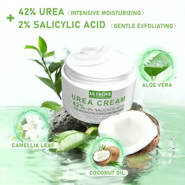 Urea Moisturizer with 2 Percent Salicylic, Foot Repair, 3.5 oz