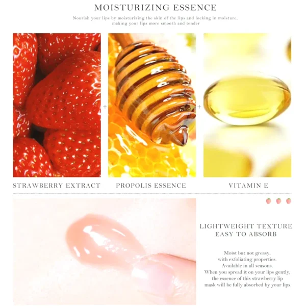 Berry Nighttime Lip Mask, Sweet Salve 1PC