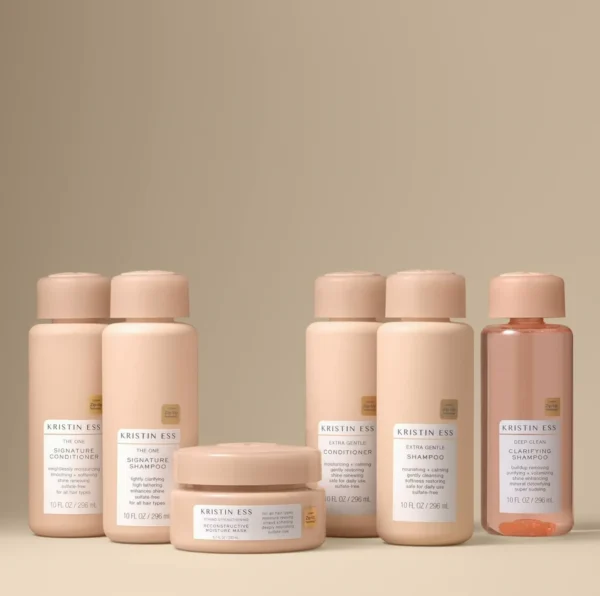 Kristin Ess Professional Shampoo + Conditioner for Hydration, Softness + Shine