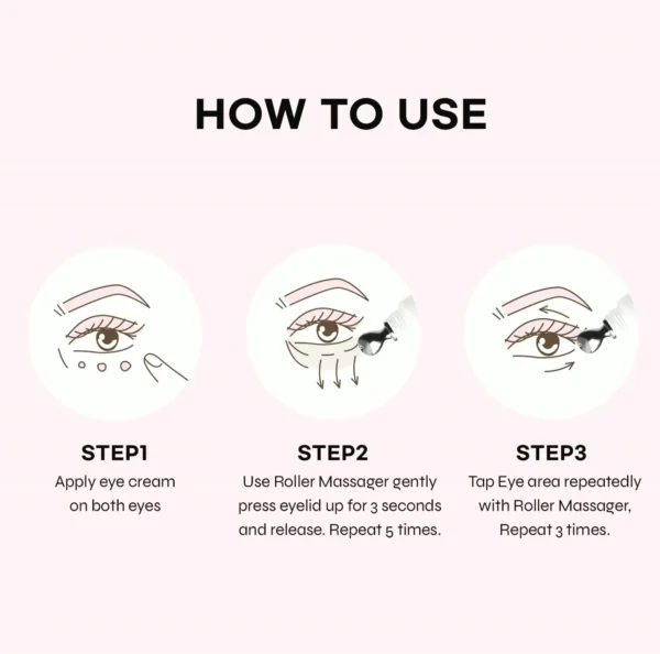 Epielle Firming Eye Cream Treatment with Cooling Tip