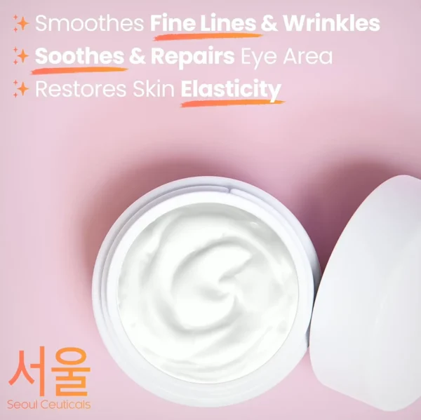 SeoulCeuticals' Snail Mucin Eye Cream - 97% Snail Filtrate Treatment 0.5oz