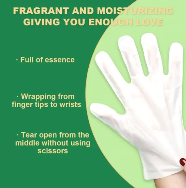Moisturizing Hand Mask including Shea Butter and Goat Milk