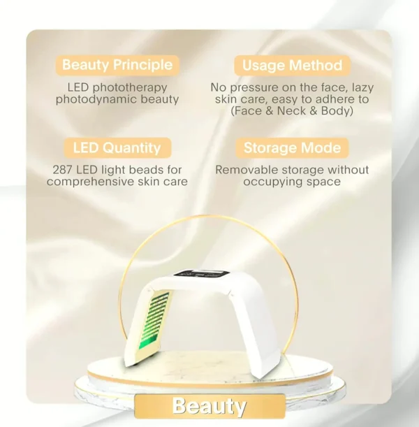 LED Therapy Skin Device, 7-in-1 Beauty Tool