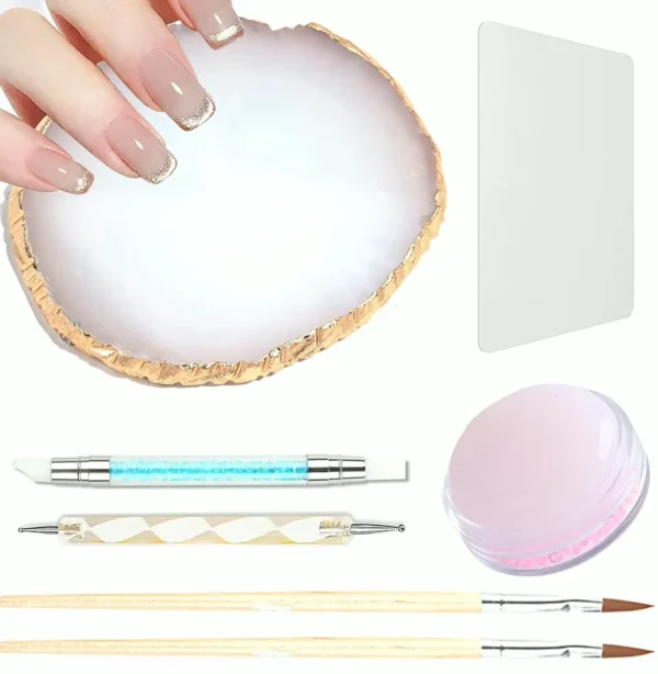 Epoxy Manicure Art Palette with Accessories