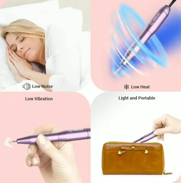 Premium AIRSEE Portable Efile Nail Tool for Manicure