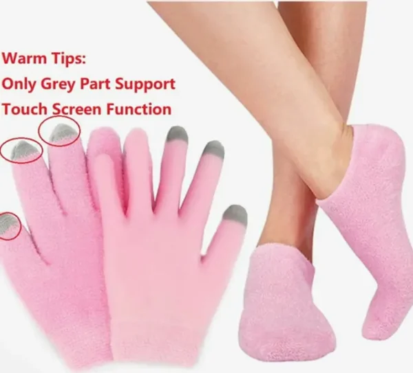 Smart-Touch Moisturizing Gloves and Socks Set